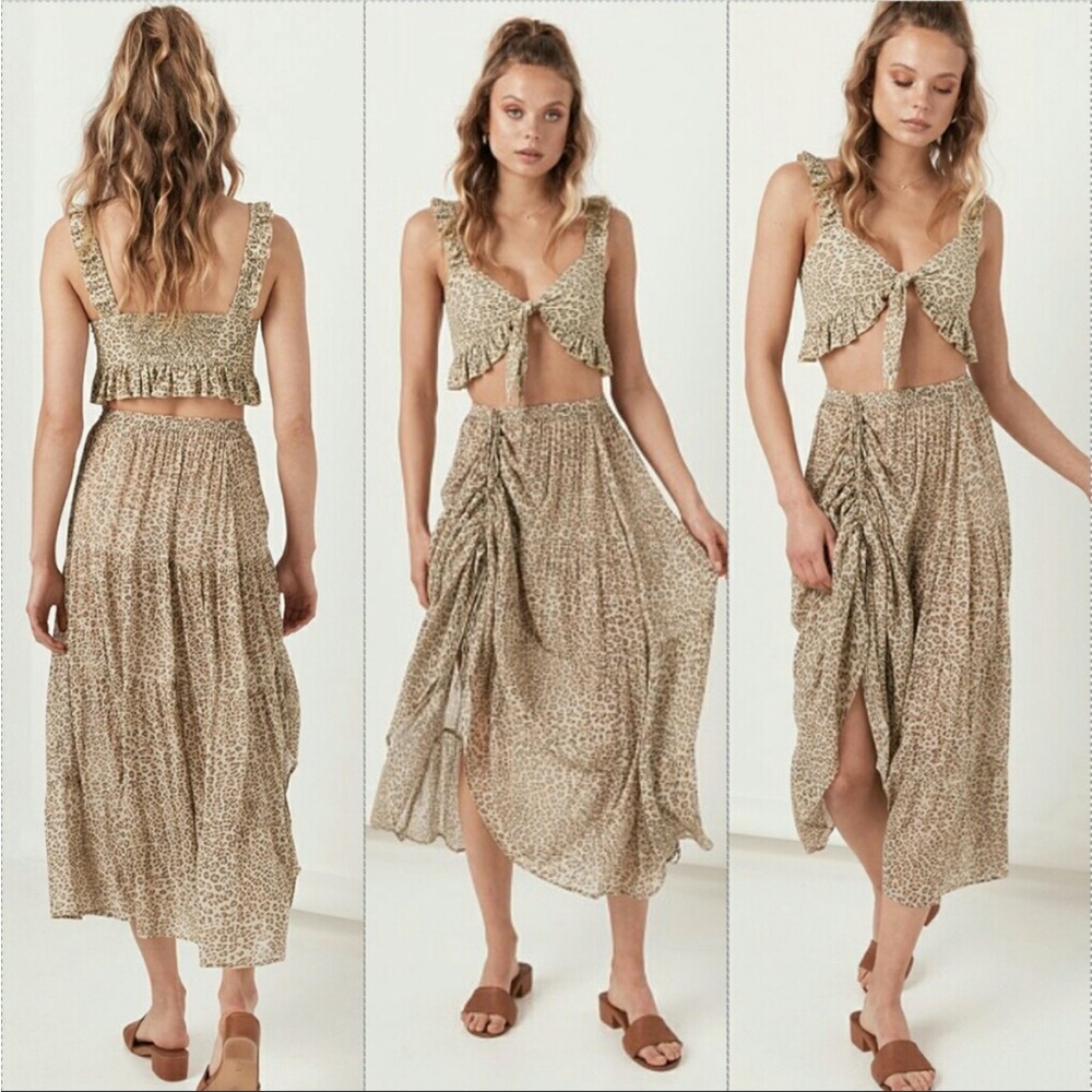 Spell & the Gypsy Collective Frankie Peasant Skirt Small 💛🖤 - Picture 9 of 12